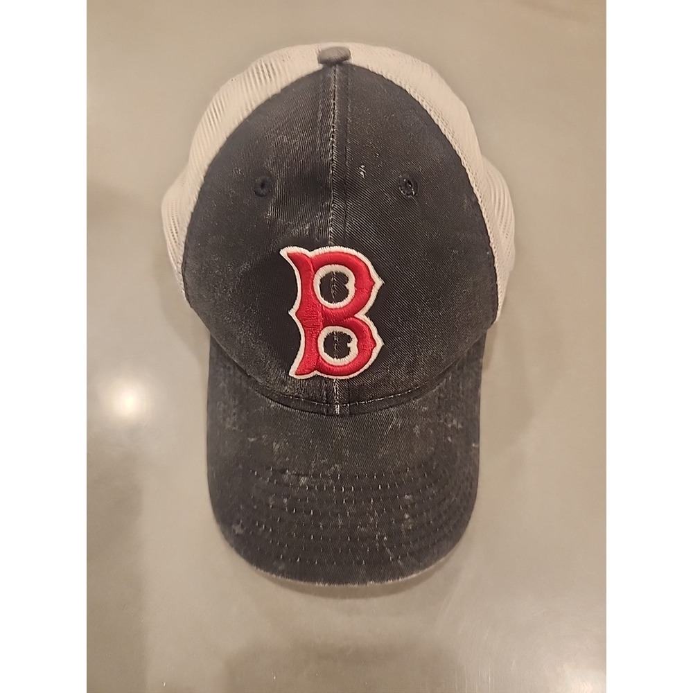 Boston Red Sox New Era MLB 9FORTY Distressed Adjustable Strapback Hat Cap‎